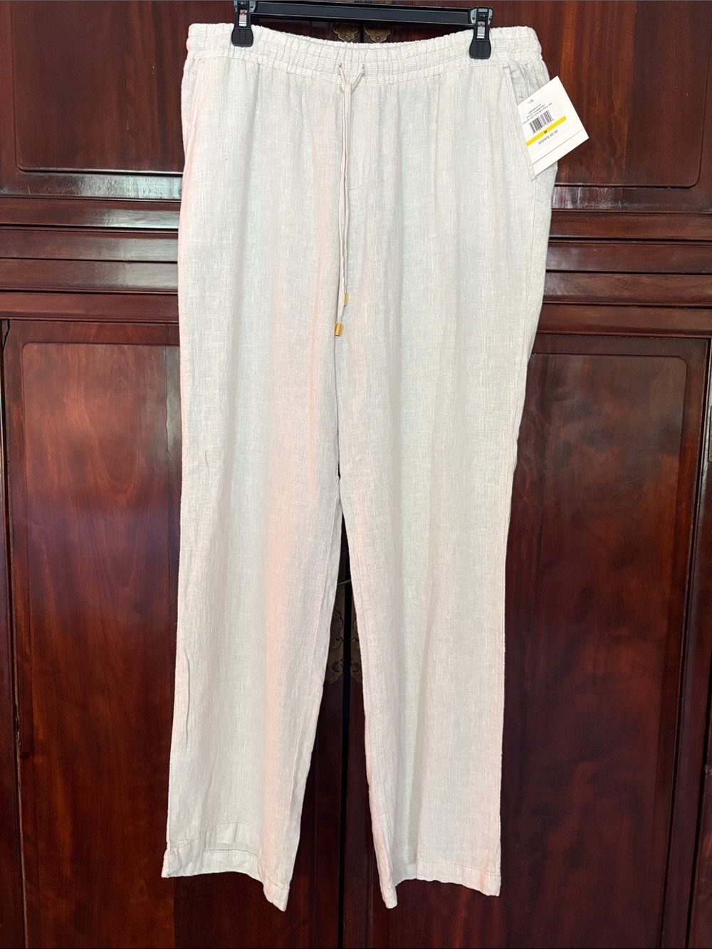 Woman’s no Lightweight Drawstring Pants - Cream